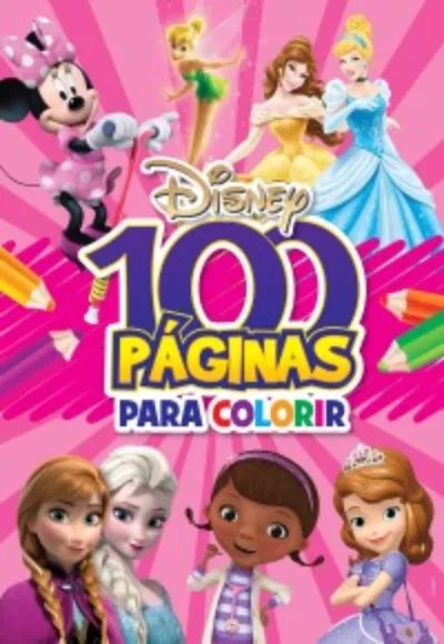 100 páginas para colorir - Disney - Meninas